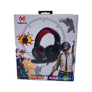 HEADSET GAMER C/ MICROFONE - MOX - MO-HP100V