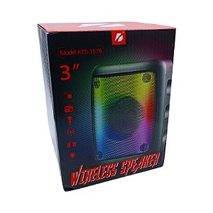 CAIXA DE SOM KARAOKE SPEAKER 20W C/ MICROFONE KTS - COD-KTS-1687 - Mais  Eletrônicos - Distribuidora