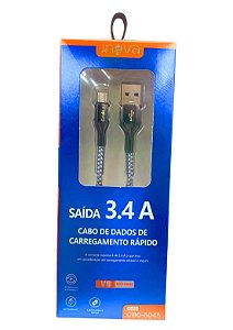 CABO DE DADOS 3,4 V8 1M CARREGAMENTO RAPIDO - INOVA - CBO-6045