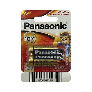 PILHA PANASONIC CARTELAO ALCALINA PEQUENA AA C/2 (02241)