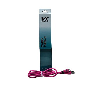 CABO DE DADOS USB PARA USB-C 1M 3,1A MAXMIDIA MAX-TC95