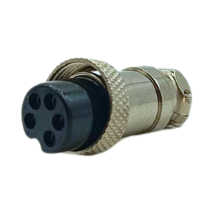 CONECTOR MIC FEMEA  - 5 PINOS METAL S+B