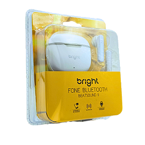 FONE BLUEROOTH 5 1 COM MICROFONE SEMI-INTRA-AURICULAR BRANCO FN565