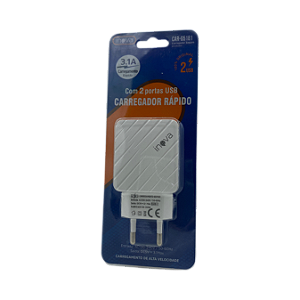 FONTE CARREGADOR 3.1A 2 USB INOVA CAR-G5181 @