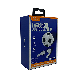 FONE BLUETOOTH 5.1 SEMI-INTRA-AURICULAR BOLA DE FUTEBOL INOVA FON20124 @