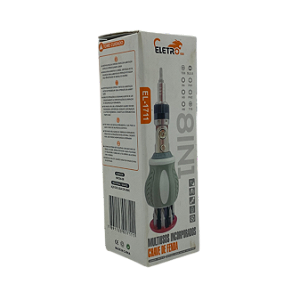 KIT DE CHAVES DE FENDA ELETRO MEX EL-1711 @