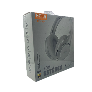 Fone de Ouvido Headphone Bluetooth Kaidi Kd-754 @