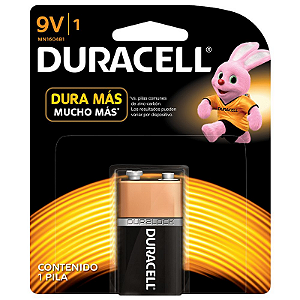 BATERIA DURACELL 9V ALCALINA