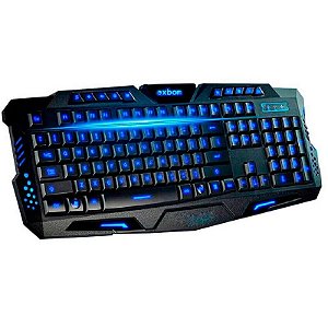TECLADO GAMER COM FIO LUMINOSO B-MAX