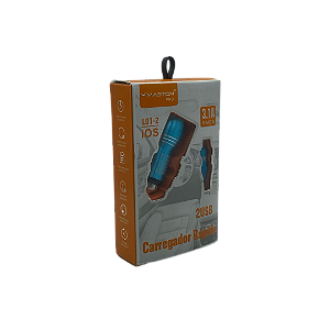 Carregador Veicular 3.1 2usb + Cabo IOS Hmaston L01-2 @