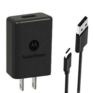 CARREGADOR MOTOROLA TURBO 15W TYPE-C