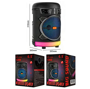 Caixa de SOM Bluetooth RGB – Altomex Kts-1206