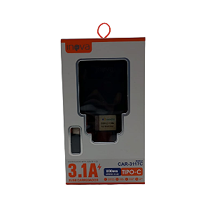 CARREGADOR RAPID INOVA TYPE-C 3.1A CAR-3117C