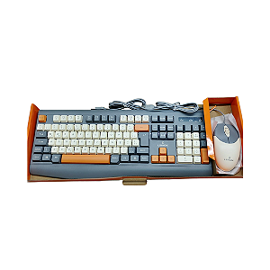 KIT Mouse e Teclado Retro RGB Lehmox Ley-2273