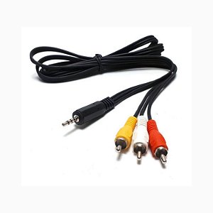 CABO P2 4C + 3 RCA NIQUEL (G/V/A/A) 1,5M