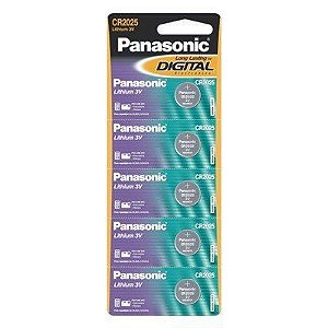 PILHA BOTÃO PANASONIC CR2025 LITHIUM