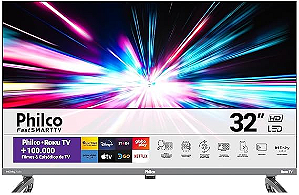 Smart TV 32 Philco PTV32K34RKGB Roku TV Led Dolby Audio