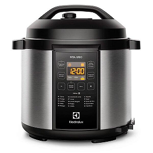 Panela De Pressão Elétrica Electrolux Por Rita Lobo 6l Preta Experience Digital (pcc20) 220v
