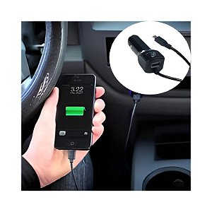 CARREGADOR AUTOMOTIVO MICRO USB V8 C/ 1 ENTRADA USB 2.5A X-CELL XC V 01