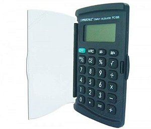 CALCULADORA 8 DIGITOS CAPA RIGIDA PROTETORA PROCALC PC068