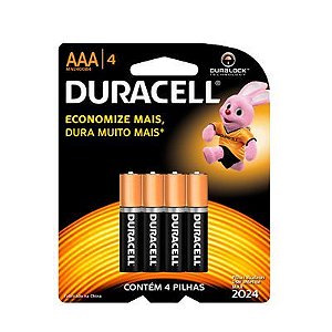 PILHA DURACELL MN2400 C/4AAA