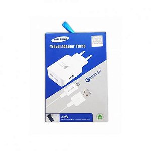 CARREGADOR SAMSUNG TURBO 30W TYPE-C TRAVEL ADAPTER 3.0