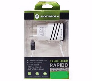 CARREGADOR RAPIDO MOTOROLA 3.1A