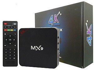 SMART TV BOX MX9 4K 4GB+32GB ANDROID 10.1 WIFI: 2.4G+5G