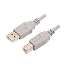 CABO USB A + USB B 2.0 CINZA 1,5M MXT