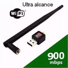 ADAPTADOR WIRELESS USB 1200mbps C/ ANTENA 2dbi