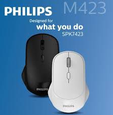 MOUSE WIRELESS SENSOR OPTICO 4 BOTÕES PHILIPS M423