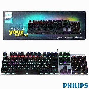 TECLADO GAMERMECANICO PHILIPS MOMENTUM SPK8404