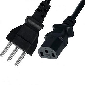 CABO DE FORCA TRIPOLAR XC-CF-05 250V 10A 3.0 METROS X-CELL.