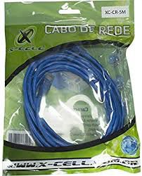 CABO DE REDE RJ45 CAT5E 5M X-CELL XC-CR-5M