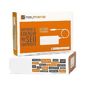 FONTE PARA NOTEBOOK 9.5V 2.5A 4.8 X 1.7 ASUS/SONY MM451 MAIS MANIA