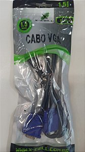 CABO VGA MACHO 1,5M X-CELL XC-VGA-1
