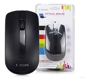 MOUSE OPTICO COM FIO X ZHANG XZ-018