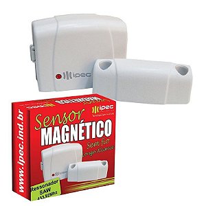 SENSOR MAGNÉTICO SEM FIO LONGO ALCANCE IPEC