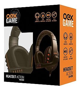 HEADSET ACTION P2 OEX GAME HS200
