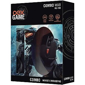 COMBO GAMER WAR MOUSE E MOUSEPAD OEX MC100