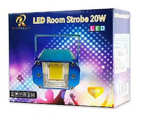 LED ROOM STROBE 20W 36 LED BRANCO RO-A20