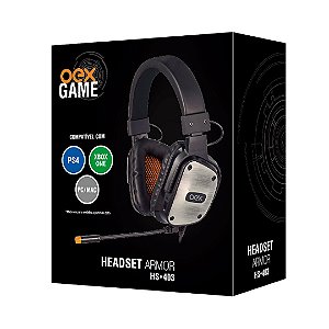 HEADSET ARMOR MULTIPLATAFORMAS 1,5M P2 OEX GAME HS403