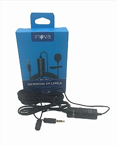 MICROFONE DE LAPELA P2 PROFISSIONAL INOVA MIC-7427