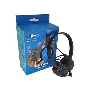 FONE DE OUVIDO P3 PARA JOGOS COM MICROFONE INOVA FON-8685