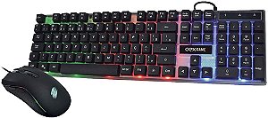 COMBO HORUS TECLADO E MOUSE LED OEX TM305