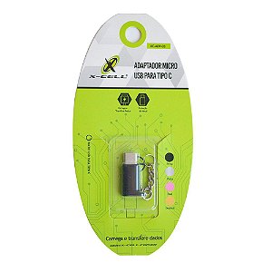 ADAPTADOR MICRO USB V8 PARA TIPO C X-CELL XC-ADP-03