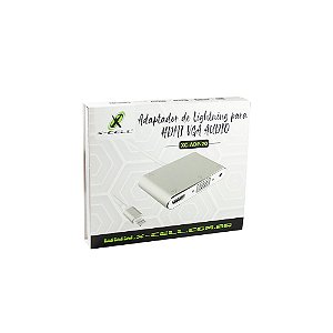 ADAPTADOR LIGTHNING 8P P/ HDM VGA X-CELL XC-ADP-20