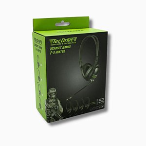 HEADSET GAMER F-9 HUNTER P2 TECDRIVE