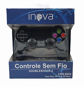 CONTROLE SEM FIO PLAYSTATION 4 INOVA CON-8243