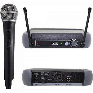 MICROFONE UHF SEM FIO DE MAO, FREQ. : 687.6MHZ - MOD.: UHF-202/R201